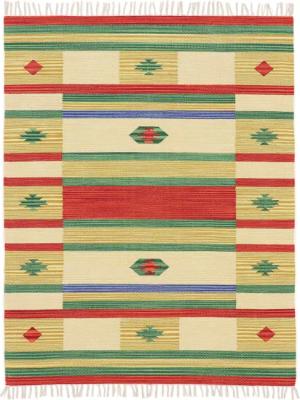 carpetfine Teppich "Kelim Mirza", rechteckig, 5 mm Höhe
