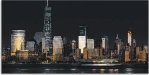Artland Wandbild "New York Financial Distrikt", New York, (1 St.), als Alubild, Outdoorbild, Leinwandbild in verschied. Größen