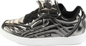 Buffalo Plateausneaker "LIBERTY SOCCER vegan", Schnürschuh, Halbschuh, Freizeitsneaker in Metallic-Optik