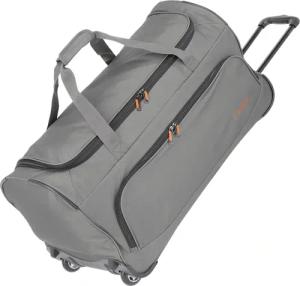 travelite Reisetasche "Basics Fresh, 71 cm, schwarz", Duffle Bag Reisegepäck Reisebag mit Rollen
