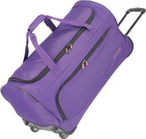 travelite Reisetasche "Basics Fresh, 71 cm, schwarz", Duffle Bag Reisegepäck Reisebag mit Rollen
