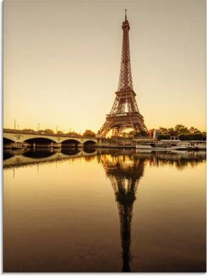 Artland Glasbild "Paris Eiffelturm V", Gebäude, (1 St.), in verschiedenen Größen