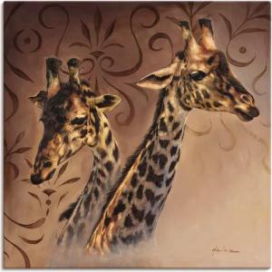 Artland Wandbild "Giraffen Porträt", Wildtiere, (1 St.), als Alubild, Outdoorbild, Leinwandbild in verschied. Größen
