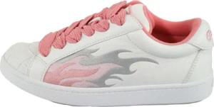 Buffalo Sneaker "LIBERTY", Freizeitschuh, Schnürschuh, Halbschuh mit trendigem Flammenmotiv