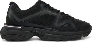 Tommy Hilfiger Sneakers M Runner Tech Knit Lth Mix FM0FM05344 Schwarz