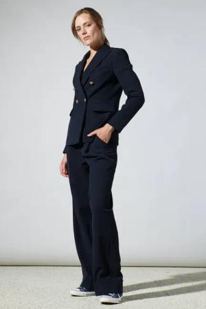 Luisa Cerano - Zweireihiger Blazer - Größe 46 - blau