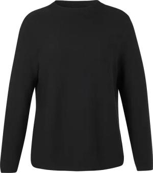 Softer Baumwoll-Pullover mit Stehkragen linksgestrickt