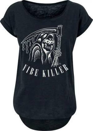 Goodie Two Sleeves T-Shirt - Vibe Killer - S bis XXL - für Damen - Größe S - schwarz