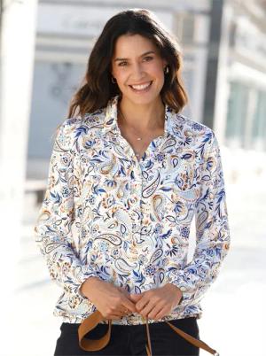 Druckbluse