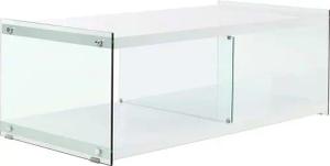 Kayoom TV-Schrank "TV-Tisch Elementary, eckige Form, viel Ablagefläche", (1 St.), TV-Tisch, gehärtetes Glas, pflegeleicht