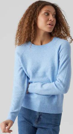 Vero Moda Rundhalspullover "VMDOFFY LS O-NECK BLOUSE GA NOOS"