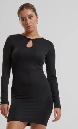 Urban Classics Glitter Longsleeve Kleid