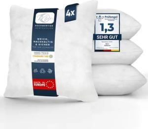 MOON Heimtextilien Sofakissen 4er Pack Füllkissen Innenkissen fest gefüllt Polyester Nonwoven Moon