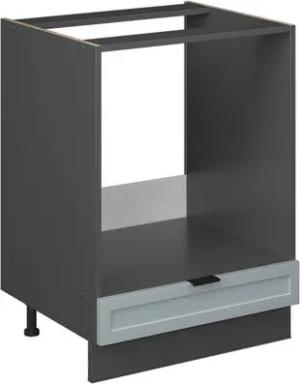 Vicco Herdumbauschrank Fame-Line, Hellblau-grau/Anthrazit, 60 cm ohne Arbeitsplatte