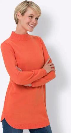 Sieh an! Strickpullover Longpullover