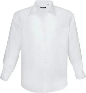 Lavecchia Langarmhemd Lavecchia Herren Langarmhemd HLA-1314 (Weiss-Uni, 3XL) Basic Herrenhemd