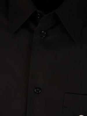 Off-White - Embroidered Cotton Shirt - Größe S - schwarz