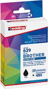 edding EDD-639  schwarz Druckerpatrone kompatibel zu brother LC3213BK