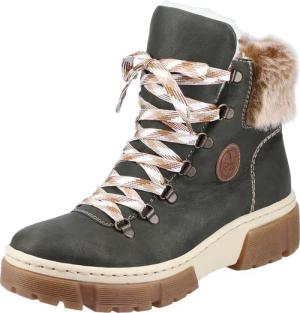 Rieker Winterboots, Winterstiefelette, Schnürboots, Plateau, mit Warmfutter-Ausstattung