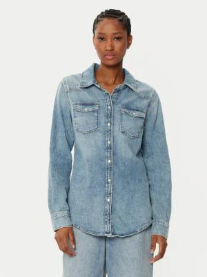 Tommy Hilfiger Jeanshemd WW0WW43730 Blau Slim Fit