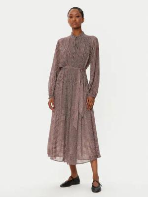Tommy Hilfiger Hemdkleid WW0WW44007 Dunkelrot Regular Fit