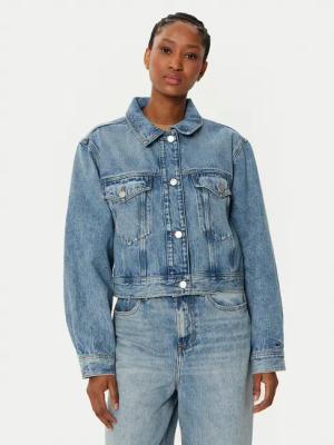 Tommy Hilfiger Jeansjacke WW0WW43731 Blau Straight Fit