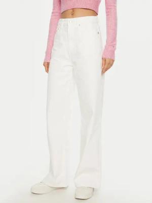 Tommy Jeans Jeans Claire DW0DW20219 Écru Wide Leg