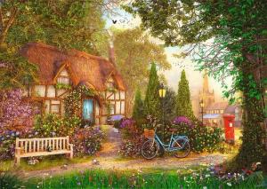 Trefl GmbH Puzzle Haus mit Strohdach, Puzzleteile