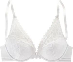s.Oliver Push-up-BH Milene im edlen High-Apex Look mit graphischer Jacquardspitze, sexy Dessous