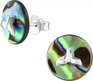 Monkimau Ohrring-Set Walflossen Ohrringe aus 925 Silber, Hypoallergen