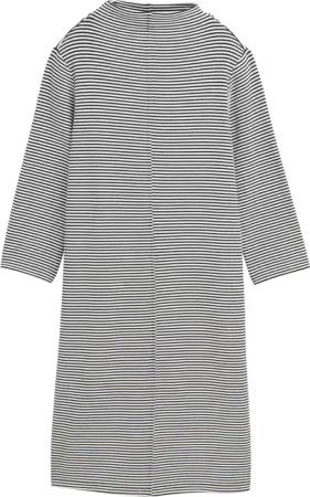 TOM TAILOR Damen Kleid mit Streifenmuster, blau, Gestreift, Gr. 46