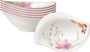 Villeroy & Boch Dipschale Mariefleur Serve & Salad Dipschälchen 15 ml, Porzellan, (6 Schalen, 6-tlg)