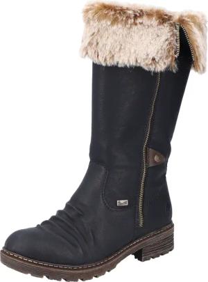 Rieker Winterstiefel, Winterboots, Blockabsatz, wasserabweisende riekerTEX-Membran
