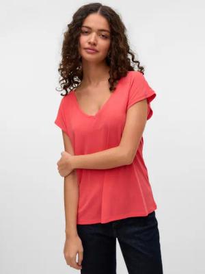 Vero Moda V-Shirt "VMFILLI SS V-NECK TEE GA NOOS"