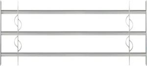 Alberts Fensterschutzgitter "Secorino Style", Breite ausziehbar 100-150 cm, versch. Höhen