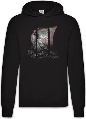 Urban Backwoods Hoodie Viking Ship I Herren Hoodie Vikings Schiff Wikinger Langboot Asgard (1-tlg) Drachenboot Midgard Loki Norsemen
