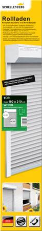 SCHELLENBERG Vorbaurollladen "Set für Fenster und Türen, Mini System für 40 mm Stahlrohrwellen", (Set), PVC Jalousie, in verschiedenen Größen erhältlich, grau