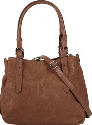 Samantha Look Henkeltasche, echt Leder, Made in Italy