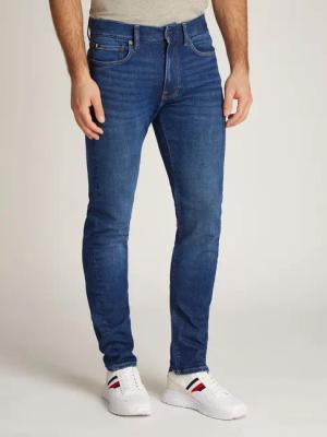 Tommy Hilfiger Slim-fit-Jeans "SLIM BLEECKER PSTR TEXAS INDIGO", in blauer Waschung