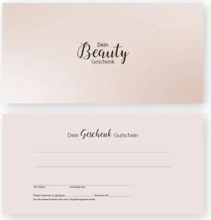 cosmeticPlus Geschenkkarte DBG 208001 rosè