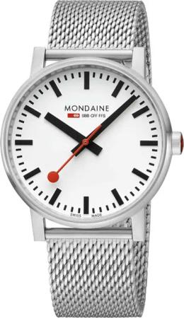 Mondaine MSE.43110.SJ Herrenuhr evo2 SBB 43mm 3ATM