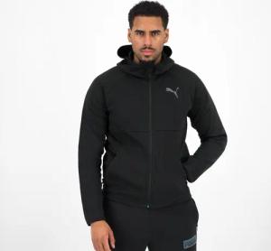 Puma Trainingsjacke mit Kapuze Herren -  schwarz