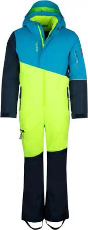 HALLINGDAL SNOWSUIT BOYA COOL LIME/VIVID BLUE/NIGHT SKY