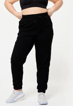 Jogginghose Damen Baumwolle - schwarz
