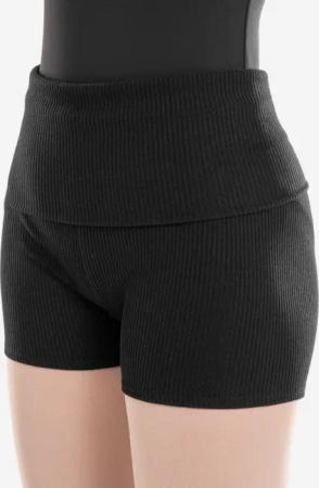 Aufwärmshorts Ballett - schwarz