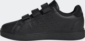 ADIDAS Turnschuhe Kinder Klettverschluss - Advantage schwarz