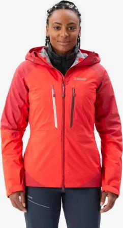 Damen Regenjacke wasserdicht - Alpinism Light rot