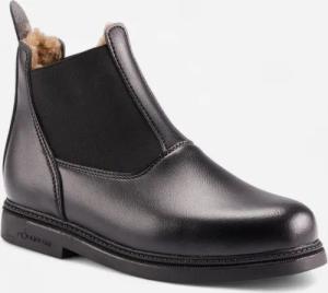 Winter-Reitstiefeletten 160 Warm Kinder schwarz