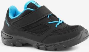 Wanderschuhe Kinder Grösse 24–34 Klettverschluss - NH100 schwarz