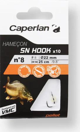 Angelhaken SN Hook gebunden Pellets Karpfenangeln